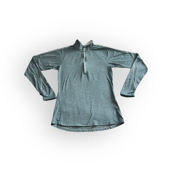 Nike Element DriFit Running Womens Small 3/4 zip up Pullover in Teal - Picture 6 of 12